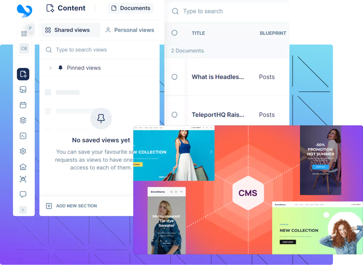 Image of Caisy CMS platform