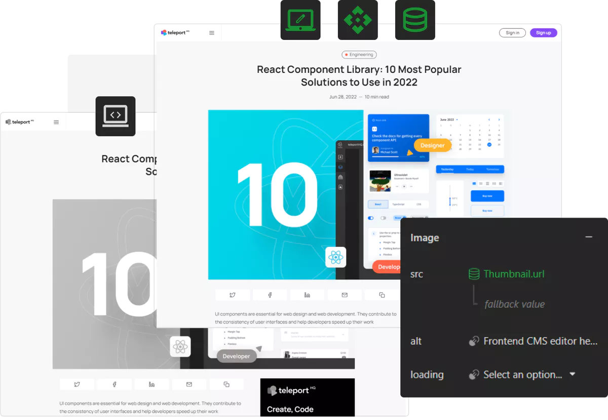 Image of a use case for Headless CMS Integrations