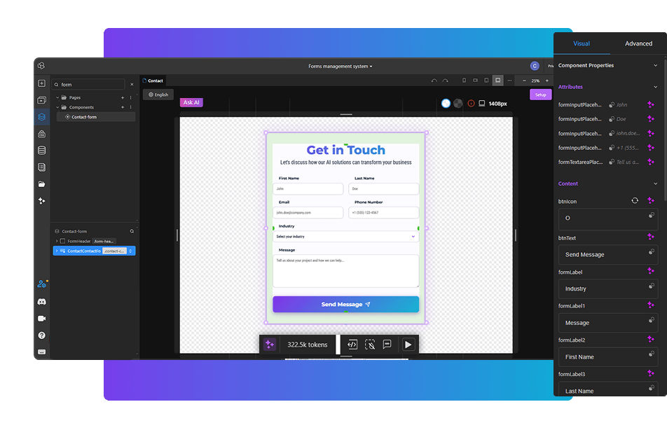 forms reusable components