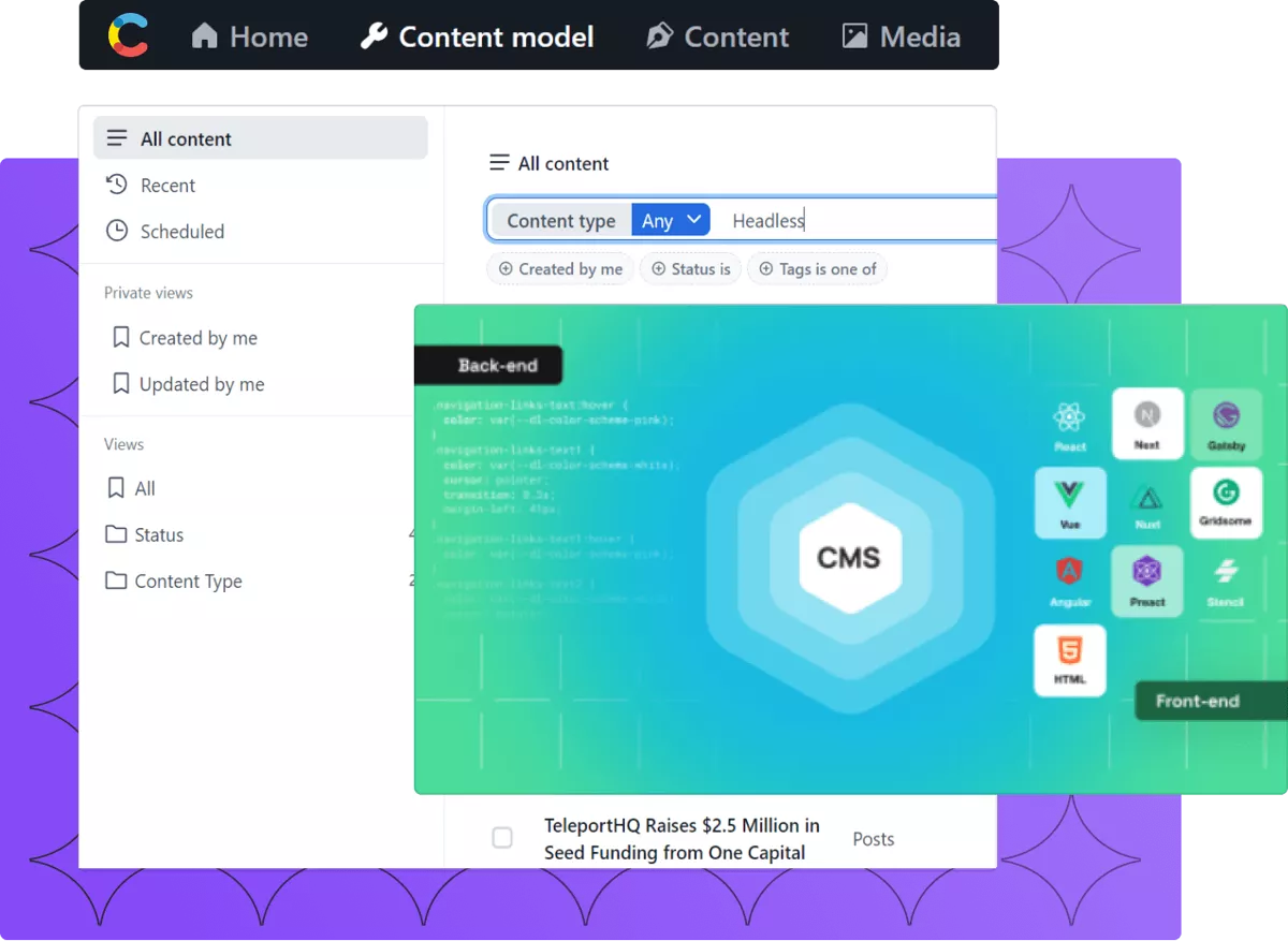 Contentful CMS illustration