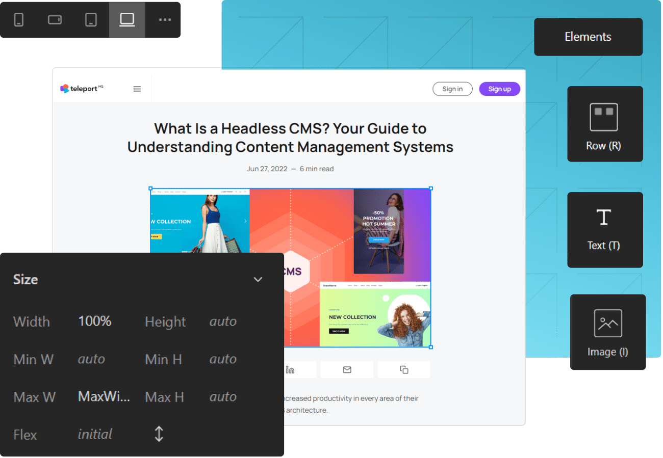 What you can do with Headless CMS integration