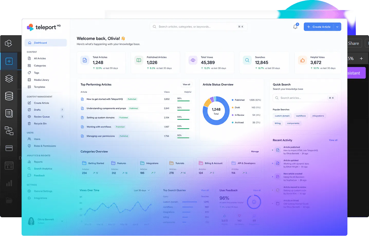 Custom help center platform hero image