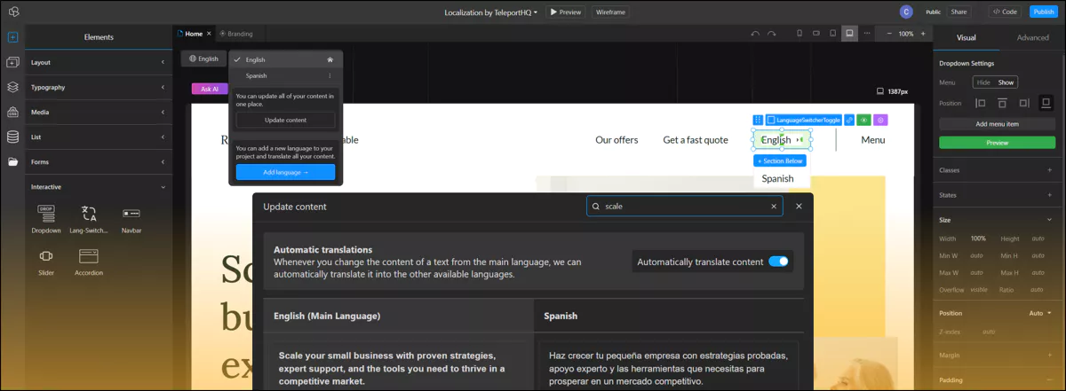 website localization platform