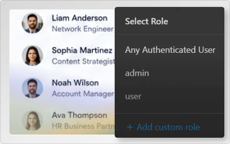 Non profit platform user roles image