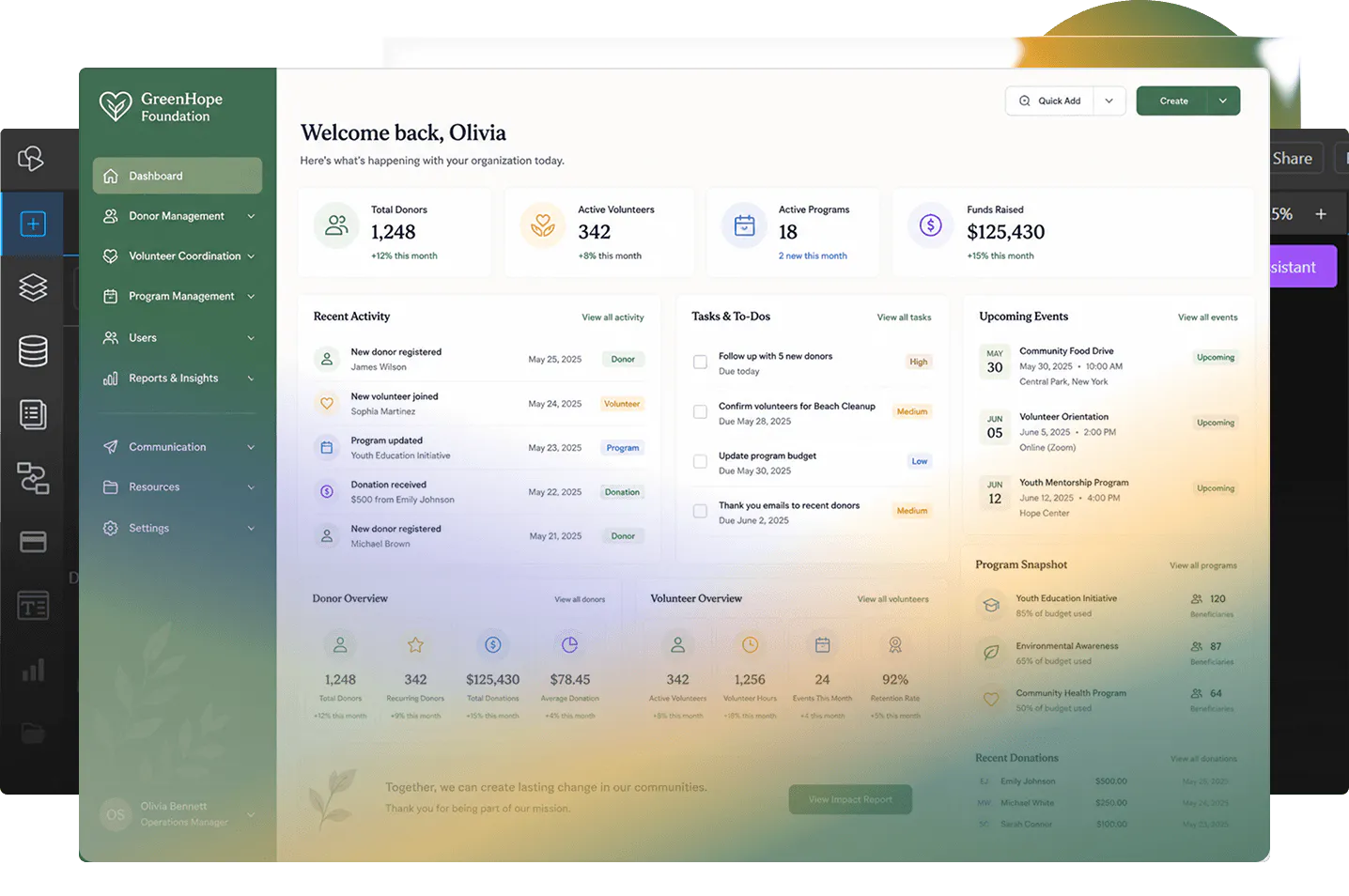Non profit platform hero image