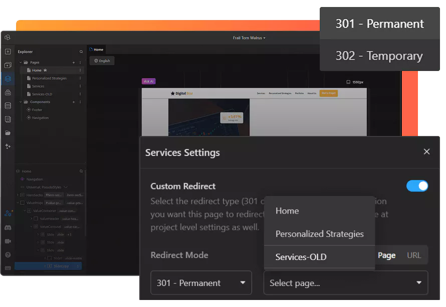 redirect workflow image