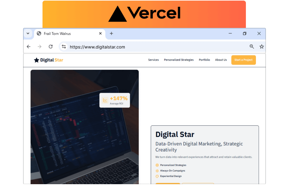 vercel hosting image