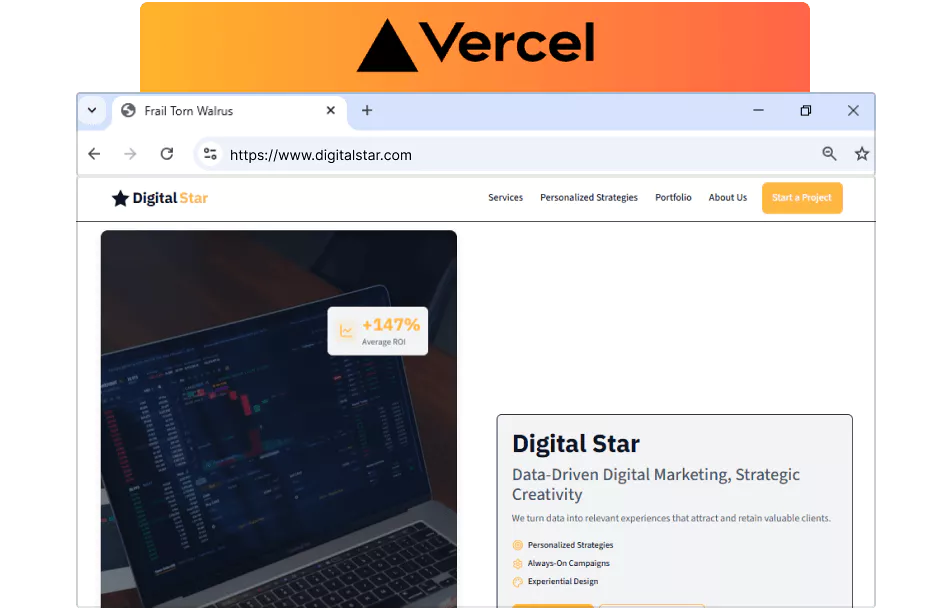 vercel hosting image