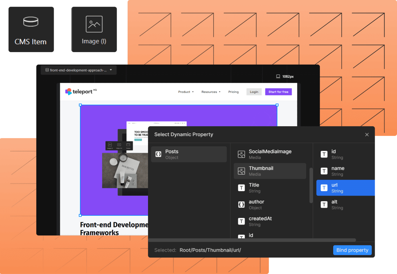 Illustration on how to use CMS Integration