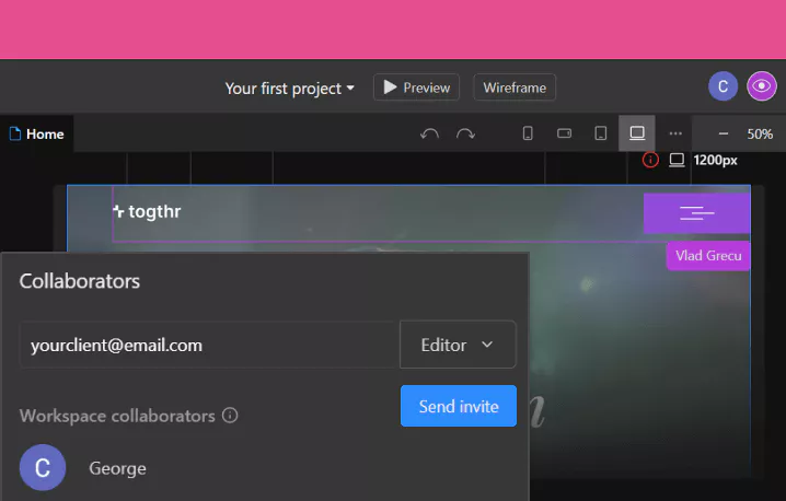 Real time collaboration benefit