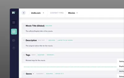 drag and drop visual editor
