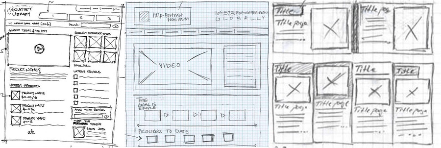 Online wireframe images
