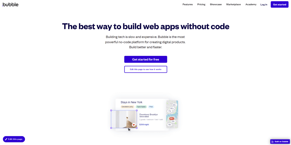 Web Application Examples Built with No-Code