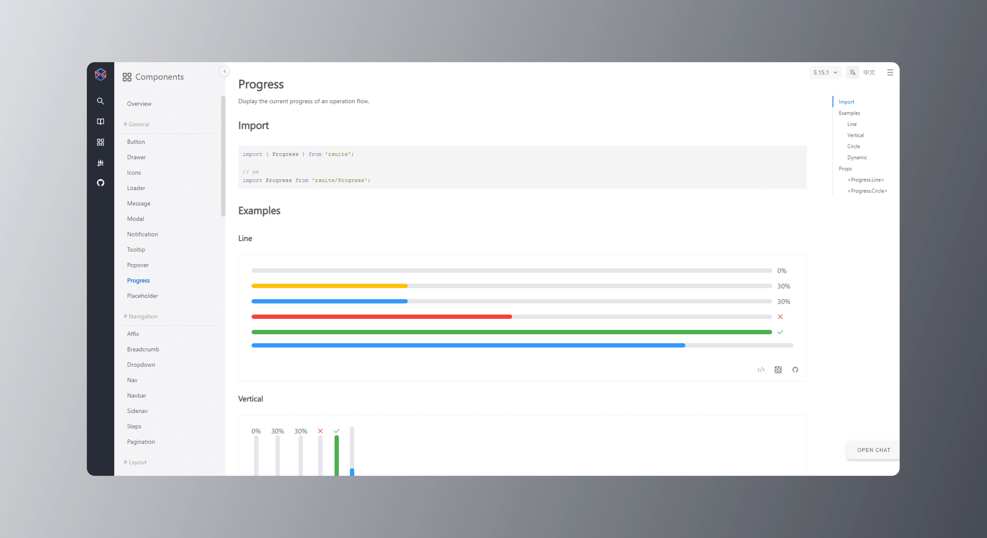 ReactSuite component library image