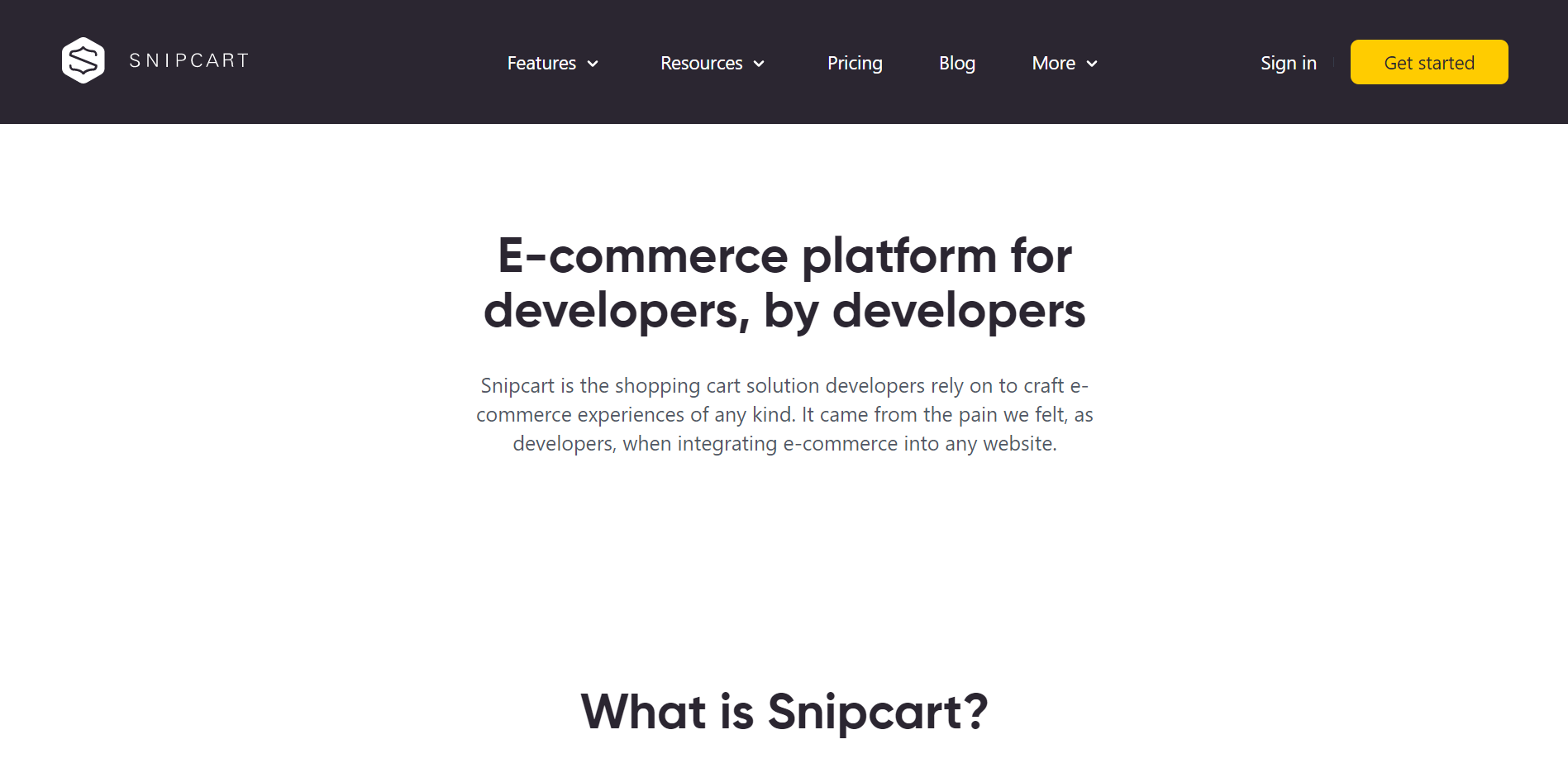 Snipcart for headless ecommerce image