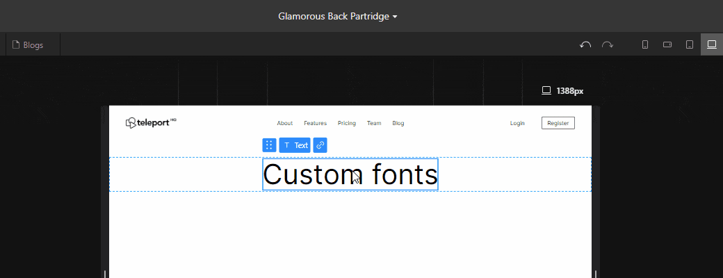 Custom fonts upload presentation