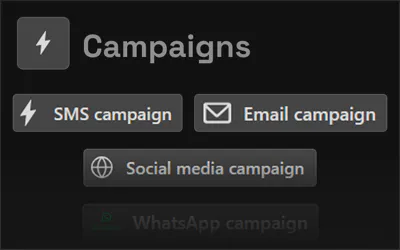 Growth platform campaigns creation