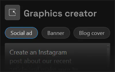 Growth platform graphics creator