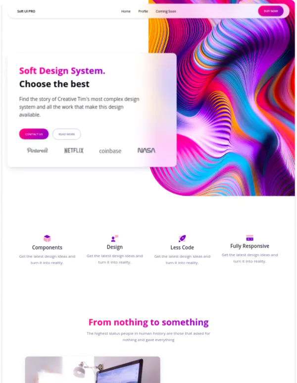 landing page template