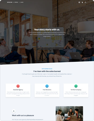 Agency responsive template