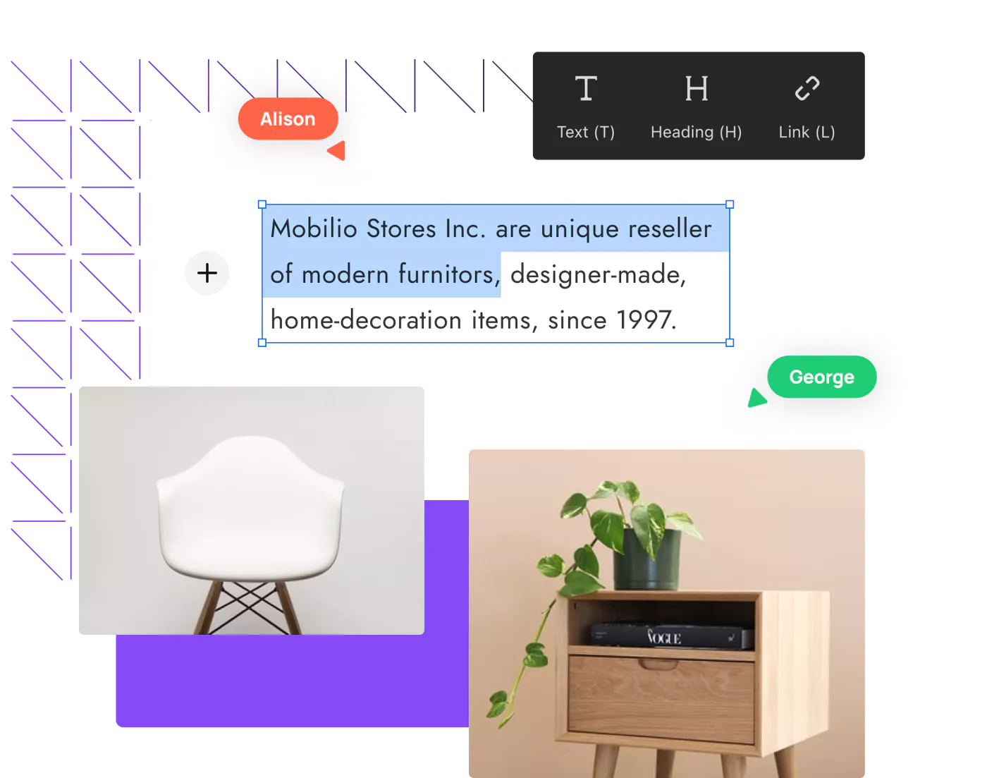 Content driven designs benefit image